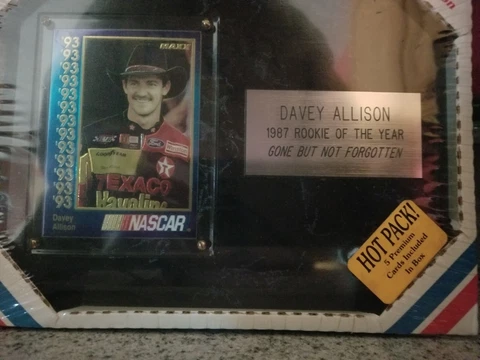 Davey Allison Vintage 1993 Commemorative Plaque Cover