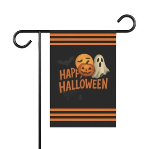 Halloween Garden Banner, Spooky Home Decor, Fall Yard Flag - Imagen 1 de 5