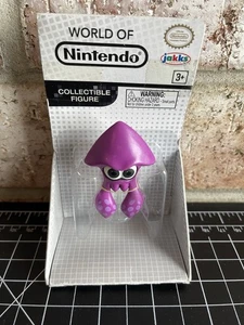 World of Nintendo Splatoon Purple Squid 2.5" Figura Jakks Pacific Dañado Bliste - Imagen 1 de 5