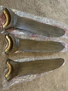 3X Fan Blades For Home Decorators Tager 72" Black Ceiling Fan 1008614912 - Picture 1 of 5