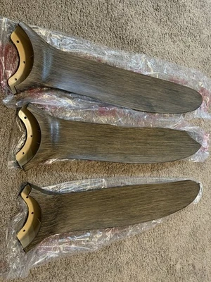 3X Fan Blades For Home Decorators Tager 72" Black Ceiling Fan 1008614912 - Image 1 of 4