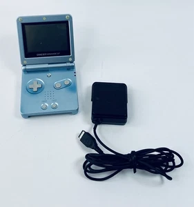 Consola Nintendo Game Boy Advance SP Azul Perla + Cargador Probado Funcionando GBA JP - Imagen 1 de 9