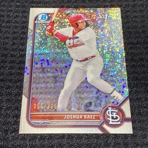 2022 Bowman Chrome Joshua Baez Speckle Refractor 1st bowman /299 Cardinals AF51 - Picture 1 of 3