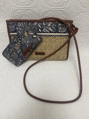 Mini Cartera Bandolera Sakroots Roma y Cartera a Juego Bolso Inspirado en la Naturaleza Foto 1 de 4