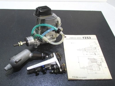 YS FZ-53 Supercharged 4-cycle glow engine Overhauled by manufacturer used - Image 1 of 4