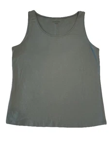 Camiseta sin mangas Eileen Fisher para mujer PS algodón orgánico informal vacaciones de verano EE. UU. - Imagen 1 de 7