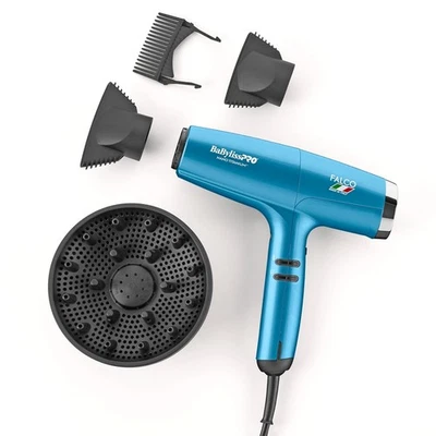 BaBylissPRO Nano Titanium Italian High Speed Falco Hair Dryer - Blue (E606) - Image 1 of 4