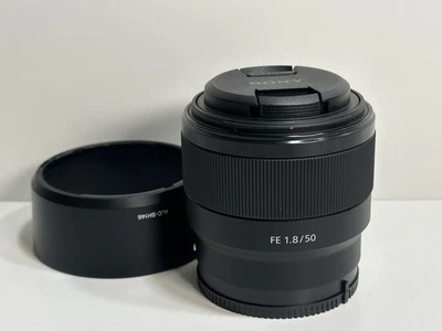 Sony FE 50mm f/1.8 Full-frame Standard Prime Lens for Sony E Mount W/Hood - Image 1 of 4