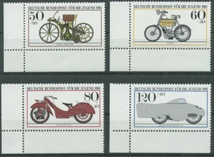 Bund 1983 Jugend Historische Motorräder 1168/71 Ecke 3 postfrisch (E1132) - Picture 1 of 1