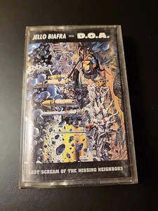 Jello Biafra With D.O.A. Last Scream Of The Missing Neighbors CASSETTE 1989 - Picture 1 of 6