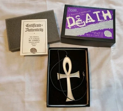 The Sandman Death Ankh Prop Necklace 583/800 Limited Edition Vertigo DC Comics - Image 1 of 4