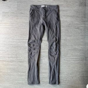 Farmers Market Iceland Herringbone Moto Style Pants Women's M Taupe Skinny 27x30 - Picture 1 of 9