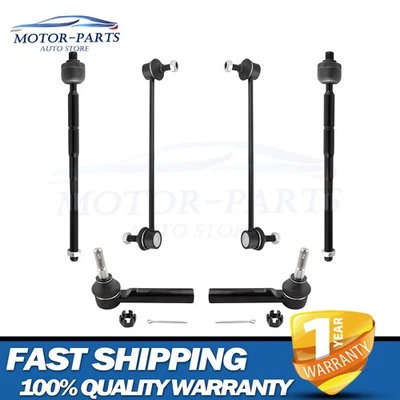 Front Inner Outer Tie Rods Sway Bar End Links for Chrysler Sebring Dodge Avenger - Image 1 of 4