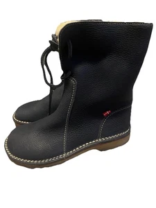 Duckfeet Arhus dunkelblaue Lederstiefel Sherpa gefüttert Größe 40 - Bild 1 von 12