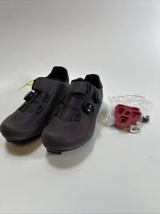 Speed Iridescent purple , blue, green cycling bike shoes sz 39 - Picture 1 of 8