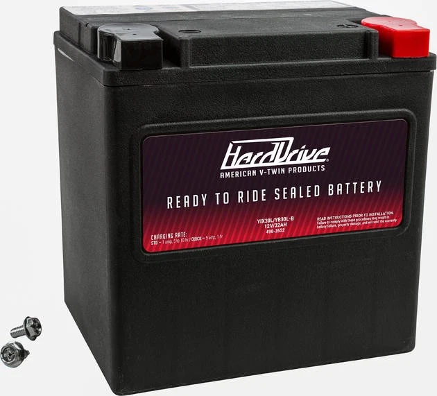 HardDrive Factory Activated Sealed AGM Battery #HVT-2-FP Harley Davidson Foto 1 de 1