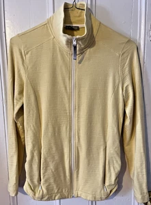 Sudadera T by Talbots Cremallera Completa Amarilla Ligera Mezcla Modal UPF 50+ Talla XS - Imagen 1 de 7