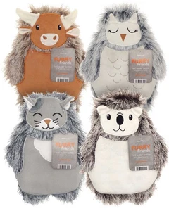Botella de agua caliente diseño animal Furry Friends con cubierta de novedad - Imagen 1 de 12
