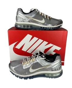 NEW Nike Air Max 2013 Metallic Silver Gold Shoes Mens Size 11.5 HJ7901-095 - Picture 1 of 12