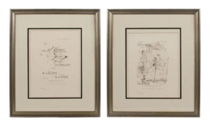 Henri de Toulouse-Lautrec Editions Joubert 'Les Papillons' & 'Le Secret' - Picture 1 of 3