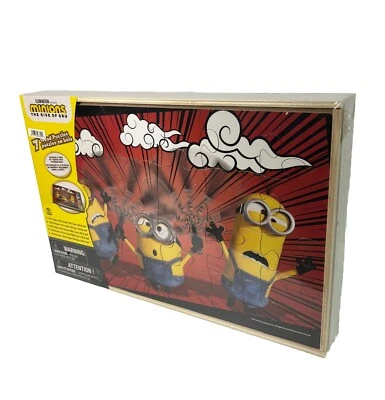 Деревянные пазлы Minions Rise of Gru 7 с коробкой для хранения - Изображение 1 из 4