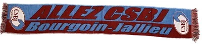 Echarpe rugby Bourgoin Jallieu allez CSBJ grenat scarf Lyon - Photo 1/2
