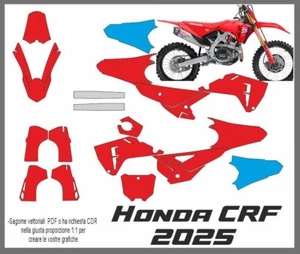 Template Sagoma dima Honda CRF 2025 - Imagen 1 de 1
