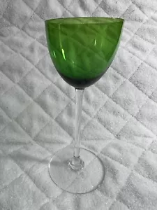 "COPA DE VINO BACCARAT PERFECTION VERDE RINOH 7 3/8" - Imagen 1 de 5