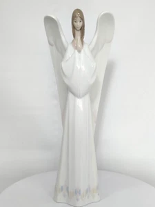 Nao von Lladro "An Angel's Prayer" 12,25" große glänzende Porzellan Engel Figur - Bild 1 von 9