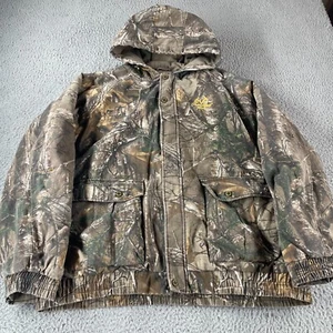 Chaqueta Realtree Xtra Camuflada Para Hombre 2XL Caza Exterior Bolsillos Cremallera Aislada *Agujero - Imagen 1 de 13