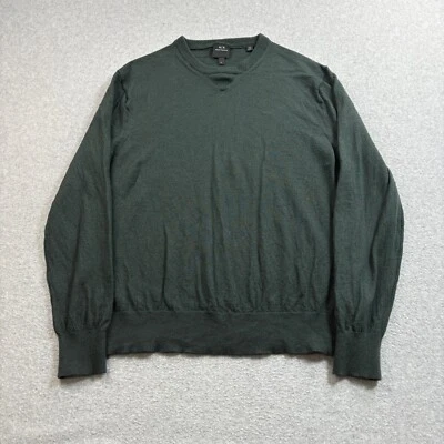 ¿Lana merino Armani Exchange? Suéter Hombre XL Verde Jersey Cápsula Academia LEER Foto 1 de 4