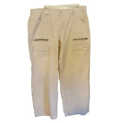 Pantalones cargo Carolina Plus Blues bronceado talla 18W Foto 1 de 4