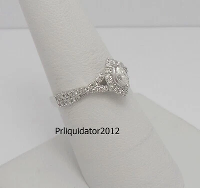 1/2CT Natural Marquise Diamond Anniversary Wedding Bridal Ring 10K White Gold - Image 1 of 4