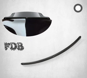 Ajuste H-D 1996-2013 TRIKE ajuste real fibra de carbono parabrisas - Imagen 1 de 8