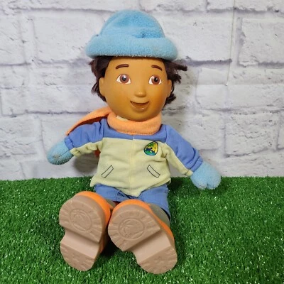 Muñeca Fisher Price Dora la Exploradora Diego 14" Cuerpo de Felpa Cara Resistente y Botas 06' Foto 1 de 4
