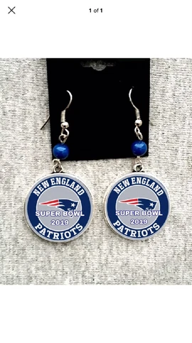 New England Patriots earring Super Bowl 2019 Cover