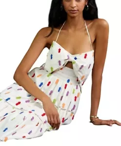 NWT Farm Rio Pineapple Hawaiin Festival Boho Gypsy Midi Summer Dress S - Picture 1 of 11