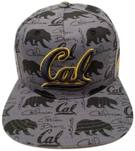 Zephyr NCAA California Golden Bears "Manic" Flat Bill SnapBack Hat BRAND NWT - Picture 1 of 5