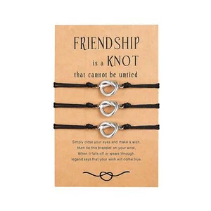 Best Friend Friendship Bracelets Gifts for Women 3 Birthday Easter Valentines... - Picture 1 of 6
