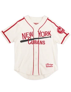 CAMISETA DE BÉISBOL DE LA LIGA NEGRA DE NUEVA YORK DE LOS CUBANOS EDICIÓN HERENCIA CAMISETA - Imagen 1 de 2