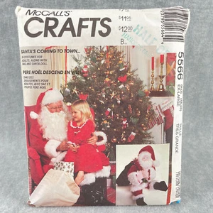 McCalls 5566 Bolso Disfraz de Papá Noel y Muñeca Adulto Talla XL Patrón de Costura - Imagen 1 de 4