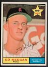 1961 Topps Ed Keegan Rookie Card #248 Autograph Signed A's. rookie card picture