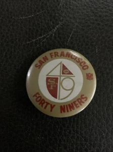 San Francisco 49ers 1.75 Inch Pinback Button Sports Football - Picture 1 of 3