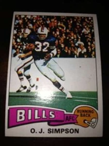 1975 Topps Football Buffalo Bills Team Set O.J. Simpson 19 Cards NrMt+ - Picture 1 of 1