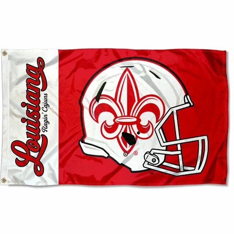 Louisiana Lafayette Ragin Cajuns Football Helmet Flag Large 3x5 Cover