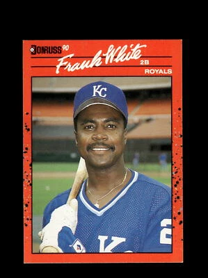 Kansas City Royals Frank White #262b Donruss Baseball Near Mint or Better top - Image 1 of 2