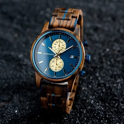 Reloj Hombre Grabado, Reloj Madera Hombre | Regalos Aniversario Personalizados, Foto 1 de 4