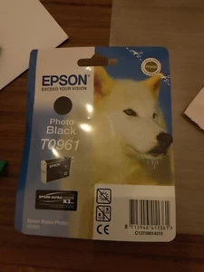 ORIGINALE EPSON CARTUCCIA D'INCHIOSTRO NERO (C13T09614010 T0961 - Foto 1 di 1