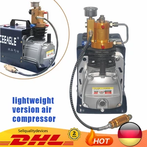 1800W Hochdruck Kompressor Airgun Scuba Luftkompressor Luftpumpe 300BAR 4500PSI! - Bild 1 von 13