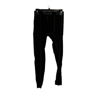 Runhit Boys Leggings Elastic Waist Medium Black Sports Football Baseball Soccer - Picture 1 of 13